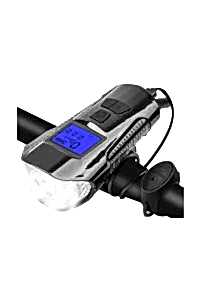 XBYC 6029 Usb Bisiklet Ön Işık Km Saati