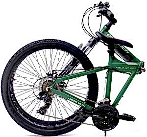 Geotech Fold Up 26D 26 Jant 21 Vites MD Katlanır Dağ Bisikleti - Mat Yeşil