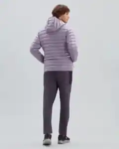 Skechers Essential Hooded Jacket Erkek Mont - Mor