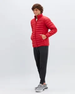 Skechers Essential Turtle Neck Jacket Erkek Mont - Kırmızı