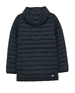 Skechers Essential Midi Length Hooded Jacket Kadın Mont - Siyah