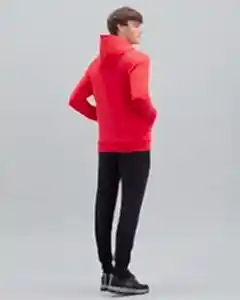Skechers New Basics Hoodie Erkek Sweatshirt - Kırmızı