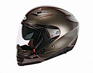 Zeus ZS 611A Motosiklet Kaskı - Gun Metal