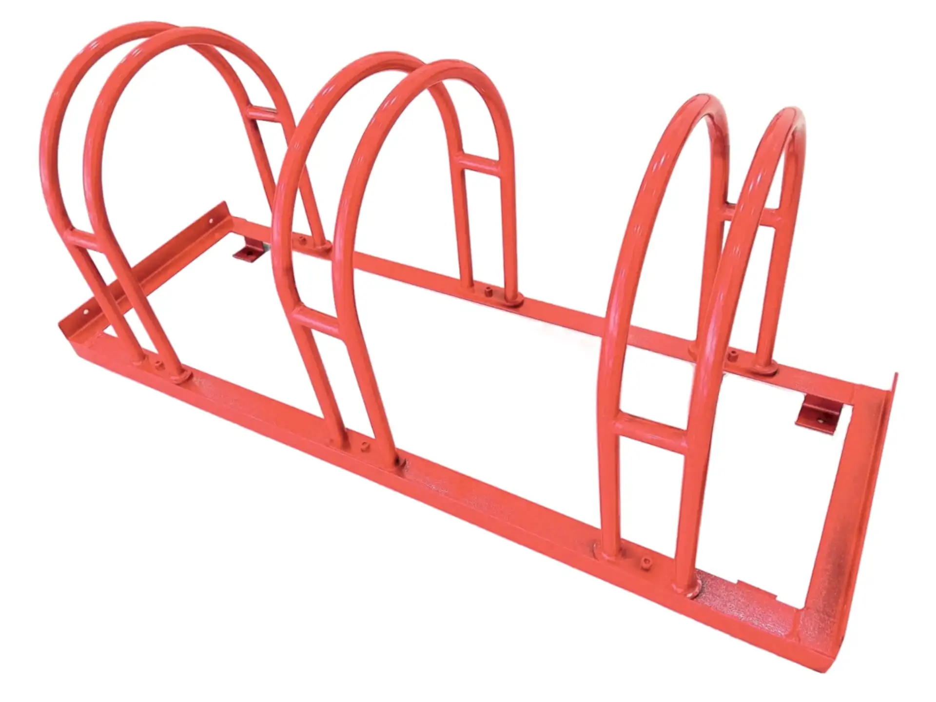 Bisico Bisiklet Park Yeri Demiri U Tipi Üçlü Kırmızı