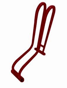 Bisico Bisiklet Park Yeri Demiri L Tipi Tekli Kırmızı