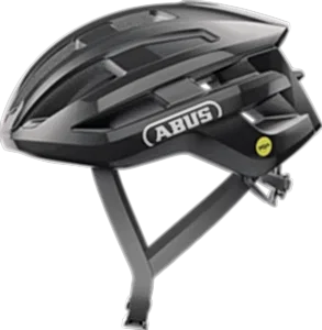 Abus PowerDome MIPS Yetişkin Yol Bisiklet Kaskı - Shiny Black