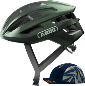 Abus PowerDome ACE Yetişkin Yol Bisiklet Kaskı - Moss Green