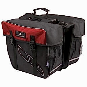 M-Wave Amsterdam Double İkili Tur Çantası - Siyah/Kırmızı