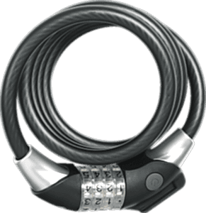 Abus Raydo Pro 1450/185 Bracket TexKF Şifreli Kilit - Siyah