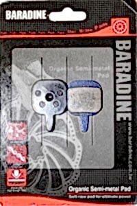 Baradine Hidrolik Mekanik Disk Fren Balatası Organik Tektro