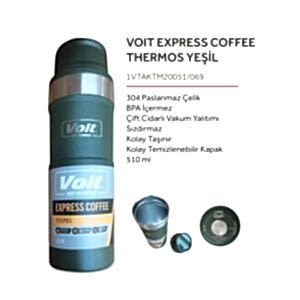 Voit Express Coffee Termos 510 ML - Yeşil