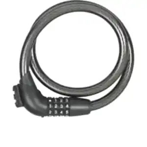 Abus 5211 Şifreli Bisiklet Kiliti 7 x 75mm - Siyah