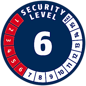 Abus Catena 6806K/110 Anahtarlı Kilit Siyah