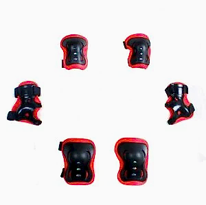 Tex NBYC 961 Çocuk Dizlik Dirseklik Koruma Seti - Kırmızı