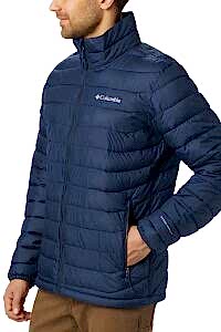 Columbia Powder Lite Jacket Erkek Mont  - Lacivert