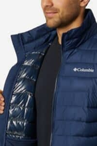 Columbia Powder Lite Jacket Erkek Mont  - Lacivert