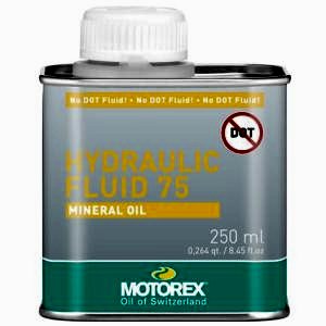 Motorex Hydraulic Fluid 75 Hidrolik Disk Fren Yağı 250 ml Shimano Uyumlu