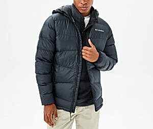 Columbia Fivemile Butte Hooded Jacket Erkek Siyah Mont