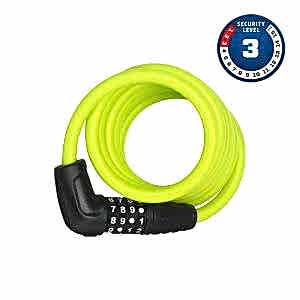Abus 5510C/180/10 Numero Şifreli Bisiklet Kiliti - Lime