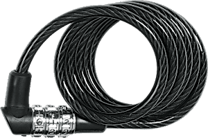 Abus 1150/120 Black Şifreli Bisiklet Kiliti - Siyah