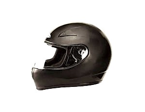 Zeus ZS 2000 Çocuk Motosiklet Kaskı - Parlak Siyah