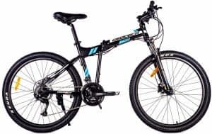 Geotech Fold Up 26D Pro 26 Jant 27 Vites HD Katlanır Dağ Bisikleti - Mat Siyah Mavi 2025