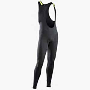 Northwave Fast Polar Bibtight MS Askılı Uzun Tayt - Siyah/Sarı