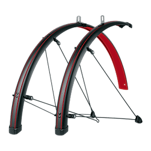 SKS Bluemels Stingray 28'' 45 mm Ön/Arka Çamurluk Seti - Kırmızı