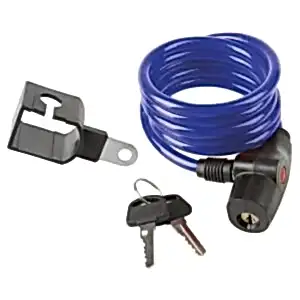 8 C Anahtarlı Spiral Kilit 8x1500 mm - Mavi