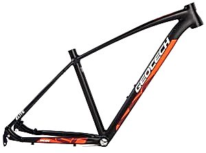 Geotech Mode Elite 27,5 MTB Kadro Mat Siyah/Kırmızı M