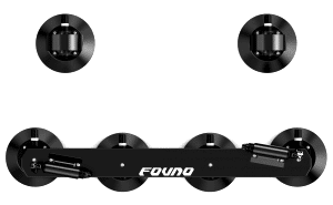 Bisico Fovno İki Bisiklet için Araç Tavan Üstü Vakumlu Bisiklet Taşıyıcı