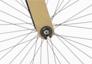 Sandwichbikes Small Almond Blossom Wooden Fork Özel Ahşap Bisiklet