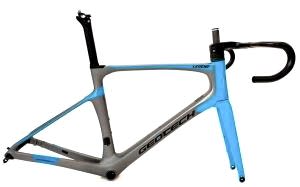 Geotech Legend Yol Karbon Kadro Seti Mat Gri/Mavi