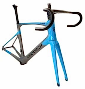 Geotech Legend Yol Karbon Kadro Seti Mat Gri/Mavi