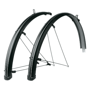 SKS Bluemels Stripes 55 mm 27.5, 28, 29 Jant Bisiklet Ön/Arka Çamurluk Seti Siyah