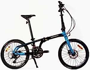Geotech Fold Up 20.3 20 Jant 18 Vites HD Katlanır Bisiklet - Siyah Mavi