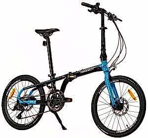Geotech Fold Up 20.3 20 Jant 18 Vites HD Katlanır Bisiklet - Siyah Mavi