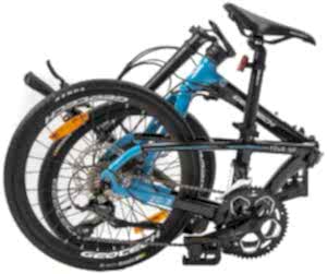 Geotech Fold Up 20.3 20 Jant 18 Vites HD Katlanır Bisiklet - Siyah Mavi