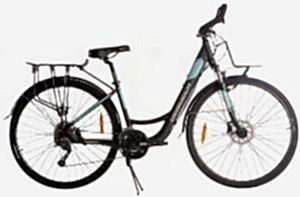 Geotech Life 28 0.1 28 Jant 27 Vites HD Şehir Tur Bisikleti - Mat Siyah Mavi