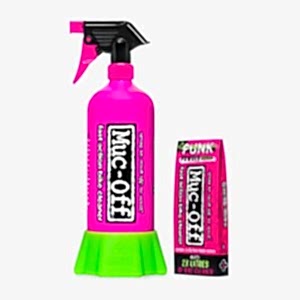 Muc-Off Bottle For Life Bundle Bisiklet Temizleme Şişesi ve 4'lü Punk Powder