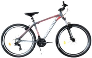 Geotech Mode 27,5 Econ 3 27.5 Jant 21 Vites Dağ Bisikleti Gri/Kırmızı