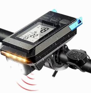 XBYC 6145 MT-088 Usb Şarjlı Ön Işık Korna Km Saati 450 Lümen