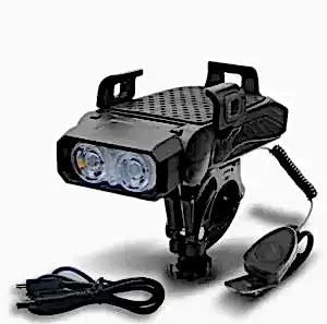 Forte GT XBYC 6139-1 500 Lümen Ön Işık Korna Telefon Tutucu Powerbank