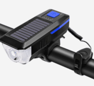 XBYC 6144 350 Lümen Ön Işık Korna USB Solar Şarjlı