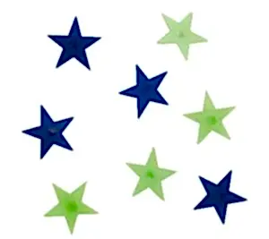 XBYC 3002 Renkli Jant Süsü Yıldız