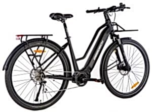 Geotech Aura 28 Jant Elektrikli Şehir Tur Bisikleti Mat Siyah 2025