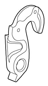 Cannondale KP048/ QR ST SS 022 Kadro Kulağı