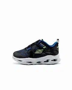 Skechers Vortex - Flash - Denlo Küçük Erkek Çocuk Siyah Işıklı Spor Ayakkabı